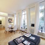 large living room in a paris apartment for sale